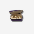 Load image into Gallery viewer, Jewelry Box Rectangle Velvet Purple Vis Tes Rêves