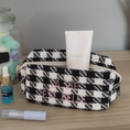 Load image into Gallery viewer, Personalized Embroidered Makeup Bag Plaid