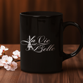 Load image into Gallery viewer, Mug black La Vie Est Belle