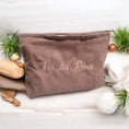Load image into Gallery viewer, Corduroy Makeup Bag Vis Tes Rêves Pink