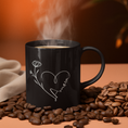 Load image into Gallery viewer, Mug Black Amour Heart