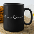 Load image into Gallery viewer, Mug Black Tu as Un Coeur en Or