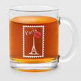 Load image into Gallery viewer, Glass Mug Stamp Paris