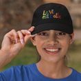 Load image into Gallery viewer, Cap Black La Vie Est Belle Multicolor