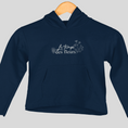 Load image into Gallery viewer, Child Hoodie Navy Le Temps des Fleurs