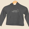 Load image into Gallery viewer, Child Hoodie Gray Le Temps des Fleurs