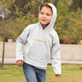 Load image into Gallery viewer, Child Hoodie White Tu es Mon Etoile