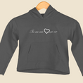 Load image into Gallery viewer, Child Hoodie Gray Tu as un Coeur en Or
