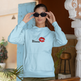 Load image into Gallery viewer, Hoodie Blue Bisou