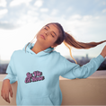 Load image into Gallery viewer, Hoodie Blue La Vie en Rose Graffiti