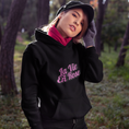 Load image into Gallery viewer, Hoodie Black La Vie en Rose Graffiti