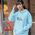Load image into Gallery viewer, Hoodie Blue La Vie Est Belle