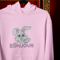 Load image into Gallery viewer, Hoodie Bonjour Rabbit Embroidery
