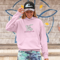 Load image into Gallery viewer, Hoodie Pink Bonjour Rabbit