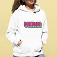 Load image into Gallery viewer, Hoodie White MERCI