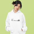 Load image into Gallery viewer, Hoodie White La Vie en Rose
