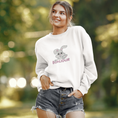 Load image into Gallery viewer, Sweater White Bonjour Rabbit