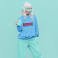 Load image into Gallery viewer, Sweater Blue Merci