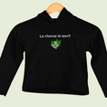 Load image into Gallery viewer, Child Hoodie Black La Chance Muguet