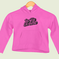 Load image into Gallery viewer, Child Hoodie Pink La Vie en Rose Relief