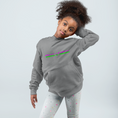 Load image into Gallery viewer, Child Hoodie Gray Belle et Rebelle