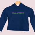 Load image into Gallery viewer, Child Hoodie Navy Belle et Rebelle