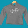 Load image into Gallery viewer, Child Hoodie Gray Brin de Folie