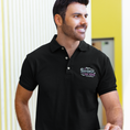 Load image into Gallery viewer, Polo Shirt Black Le Bonheur Est en Vous