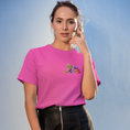 Load image into Gallery viewer, Tee Shirt Pink Vis Tes Rêves Multicolor