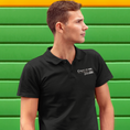 Load image into Gallery viewer, Polo Shirt Black Croyez en Vous Tout Est Possible