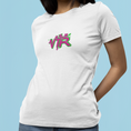 Load image into Gallery viewer, Tee Shirt White VTR Pink Green Fluorescent
