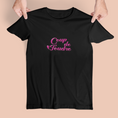 Load image into Gallery viewer, Tee Shirt Black Coup de Foudre Pink