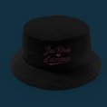Load image into Gallery viewer, Hat Bob Black J'Ai Rêvé d'Amour