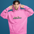 Load image into Gallery viewer, Hoodie Pink Art de Vivre