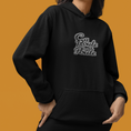 Load image into Gallery viewer, Hoodie Black Ca Roule Ma Poule