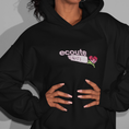 Load image into Gallery viewer, Hoodie Black Ecoute Ton Coeur
