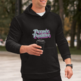 Load image into Gallery viewer, Hoodie Black Pensée Positive