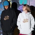 Load image into Gallery viewer, Hoodie Vis Tes Rêves Gold Cherry Blossoms