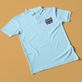 Load image into Gallery viewer, Polo Shirt Blue Busan Je t'Aime Color