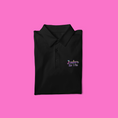 Load image into Gallery viewer, Polo Shirt Black J'adore La Vie Color
