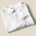 Load image into Gallery viewer, Polo Shirt White Rallume Mon Etoile in French Korea