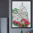 Load image into Gallery viewer, Official Watercolor Painting of Basilique Sacré Coeur Paris