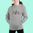 Load image into Gallery viewer, Child Hoodie Gray La Vie Est Belle Multicolor