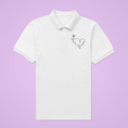Load image into Gallery viewer, Polo Shirt Amour With Flowers