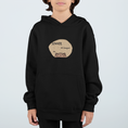 Load image into Gallery viewer, Child Hoodie Black Donner Sa Langue au Chat Kawaii