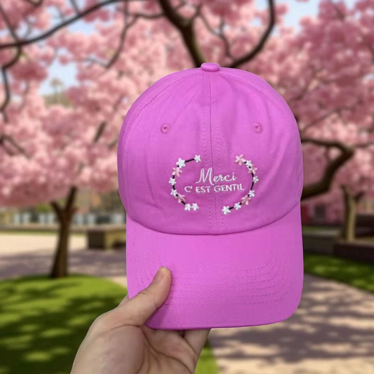 Cap Merci C'est Gentil Cherry Blossoms