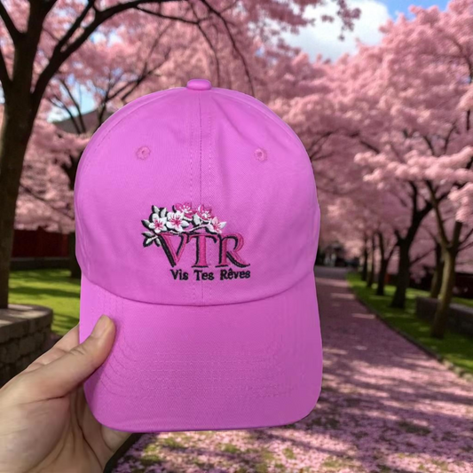 Cap VTR Vis Tes Rêves Pink Black Sakura