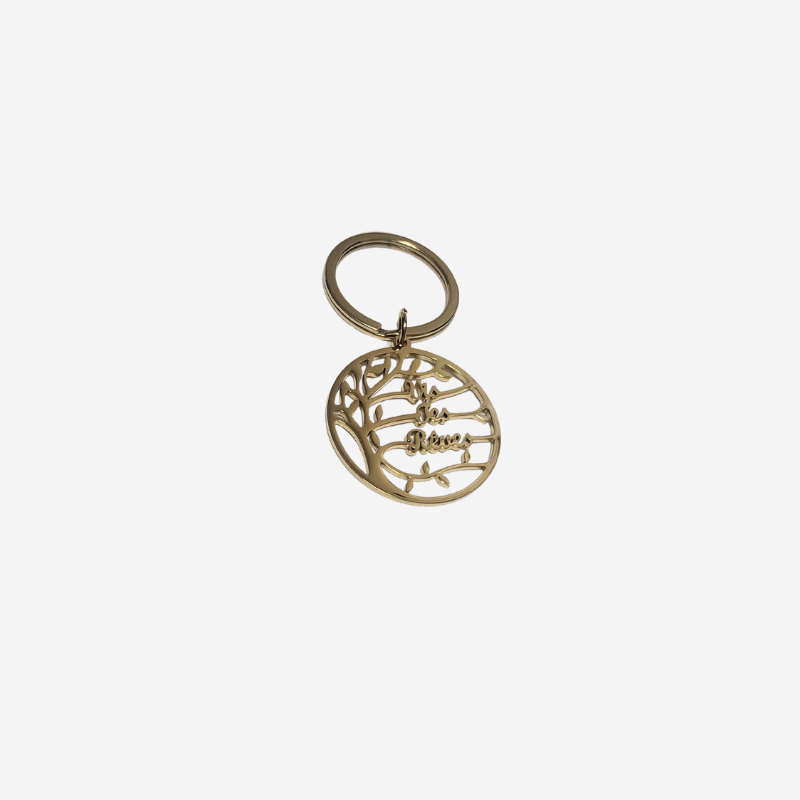Keychain Tree Gold Vis Tes Rêves