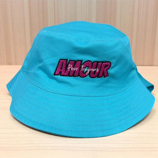 Hat Bob Blue Amour Pour Toujours Pink Blue