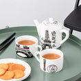 Load image into Gallery viewer, Eiffel Tower Ceramic Tea Set
